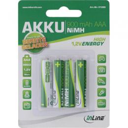 Ein Angebot für InLine NiMH-Akku, Micro (AAA), 900mAh, vorgeladen, im 4er Blister InLine aus dem Bereich Strom / Energie / Licht > Akkus - jetzt kaufen.