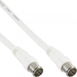 Ein Angebot für InLine SAT-Anschlusskabel, 2x geschirmt, 2x F-Quick Stecker, >80dB, wei, 0,5m InLine aus dem Bereich Kabel > Sat / Antenne > Sat-Kabel F-Quick-Stecker - jetzt kaufen.