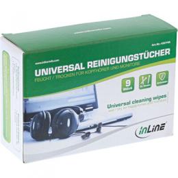 Ein Angebot für InLine Universal Reinigungstcher nass/trocken fr Kopfhrer und Monitore InLine aus dem Bereich Installation / Reinigung > Reinigung - jetzt kaufen.
