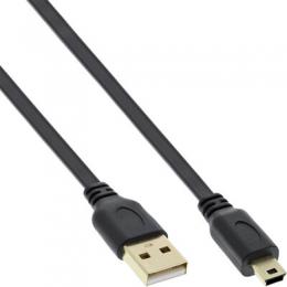 Ein Angebot für InLine USB 2.0 Flachkabel, USB A Stecker an Mini-B Stecker (5pol.), schwarz, 0,3m InLine aus dem Bereich Kabel > USB > USB 2.0 Mini - jetzt kaufen.