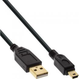 Ein Angebot für InLine USB 2.0 Mini-Kabel, USB A Stecker an Mini-B Stecker (5pol.), schwarz, vergoldete Kontakte, 1m InLine aus dem Bereich Kabel > USB > USB 2.0 Mini - jetzt kaufen.