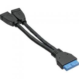 Ein Angebot für InLine USB 3.0 Adapterkabel, 2x Buchse A auf Pfostenanschluss, 19polig InLine aus dem Bereich Kabel > USB > USB intern - jetzt kaufen.
