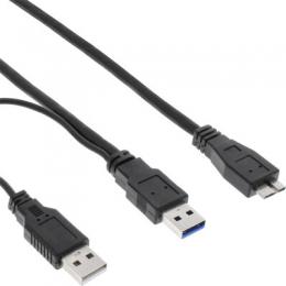 Ein Angebot für InLine USB 3.0 Y-Kabel, 2x A an Micro B, schwarz, 1m InLine aus dem Bereich Kabel > USB > USB 3.0 - jetzt kaufen.