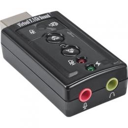 InLine USB Audio Soundkarte, mit virtuellem 7.1 Surround Sound