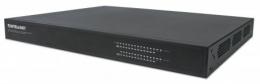 INTELLINET 24-Port Gigabit Ethernet PoE+ Web-Managed AV-Switch mit 2 SFP- & 2 SFP/RJ45 Kombo Uplink-Ports