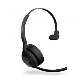 Jabra Evolve2 55, Mono-Bluetooth-Headset, 4 Mikrofone MS Teams zertifiziert, Aktive Geräuschunterdrückung (ANC), incl. Link 380 USB-A Bluetooth®-Adapt