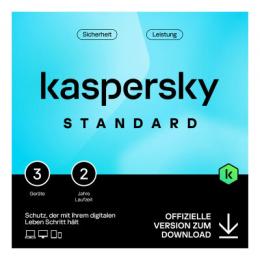 Kaspersky Standard Anti-Virus [3 Geräte - 2 Jahre]