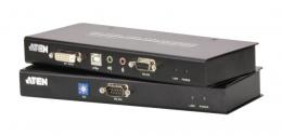 KVM Extender-Set DVI-USB-Audio -Serial, 2x RJ45, Dual Link