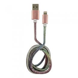 Ein Angebot für LC-Power LC-C-USB-Lightning-1M-4 (MFI) USB A zu Lightning Kabel, Disco-Glitzer, 1m LC-Power aus dem Bereich Kabel > Lightning USB - jetzt kaufen.