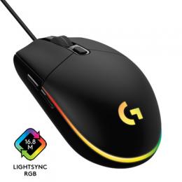 Logitech® G203 LIGHTSYNC Gaming Maus, schwarz