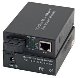 Media Converter RJ45-STP/SC 2km, Fast Ethernet,MM