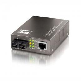 Media Konverter Fast Ethernet fr PoE, 10/100TX-100FX SC MM