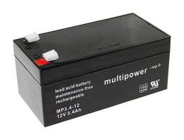 Multipower MP3.4-12 bgl. Hawker Yuasa Genesis NP3.4-12 4,8mm 12V 3,4Ah Huanyu...