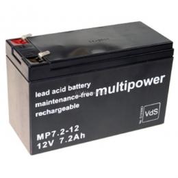 Multipower MP7.2-12 PB Bleigel Akku für ITEC Compact-Box Monacor TXA-15 USB T...
