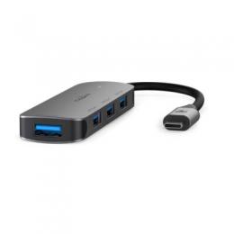 Nedis USB-Hub 1x USB-C™ - 4x USB A, 4-Port port(s), USB 3.2 Gen1, Stromversorgung über USB, 5 Gbps