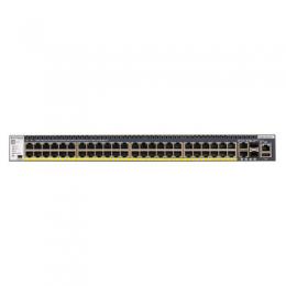 Netgear M4300-52GPoE+ 52-Port ProSafe Switch [bis zu 10.000 Mbit/s, Managed, PoE+, KMU, 1.000W Netzteil]