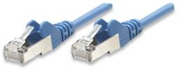 Netzwerkkabel, Cat5e, SF/UTP INTELLINET CCA, Cat5e-kompatibel, RJ45-Stecker/RJ45-Stecker, 7,5 m, blau