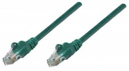 Netzwerkkabel, Cat5e, U/UTP INTELLINET CCA, Cat5e-kompatibel, RJ45-Stecker/RJ45-Stecker, 0,25 m, grn