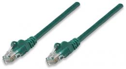 Netzwerkkabel, Cat5e, U/UTP INTELLINET CCA, Cat5e-kompatibel, RJ45-Stecker/RJ45-Stecker, 1,5 m, grn