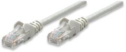 Netzwerkkabel, Cat5e, U/UTP INTELLINET CCA, Cat5e-kompatibel, RJ45-Stecker/RJ45-Stecker, 10,0 m, grau