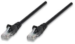 Netzwerkkabel, Cat5e, U/UTP INTELLINET CCA, Cat5e-kompatibel, RJ45-Stecker/RJ45-Stecker, 10,0 m, schwarz