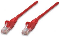 Netzwerkkabel, Cat5e, U/UTP INTELLINET CCA, Cat5e-kompatibel, RJ45-Stecker/RJ45-Stecker, 15,0 m, rot