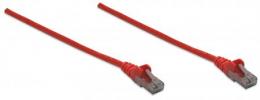 Netzwerkkabel, Cat6, U/UTP INTELLINET CCA, Cat6-kompatibel, RJ45-Stecker/RJ45-Stecker, 10,0 m, rot