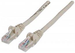 Netzwerkkabel, Cat6, U/UTP INTELLINET CCA, Cat6-kompatibel, RJ45-Stecker/RJ45-Stecker, 20,0 m, grau