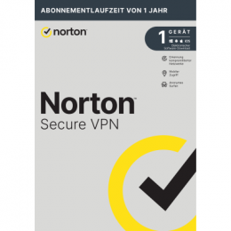 Norton Secure VPN - ohne Datenlimit [1 Gerät - 1 Jahr] für PC, MAC, Mobilgeräte