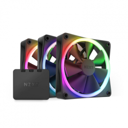 NZXT F120 RGB schwarz | 3er-Pack 120mm Gehäuselüfter