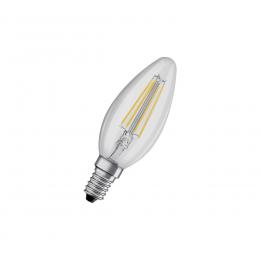 OSRAM LED RETRO Glass Bulb 4,8-W-Filament-LED-Kerzenlampe, E14, klar, dimmbar