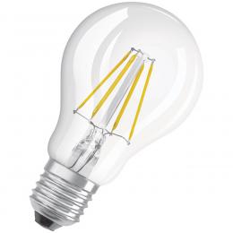 OSRAM LED STAR PLUS 4,5-W-Filament-LED-Lampe E27 mit GlowDim-Technologie, warmweiß