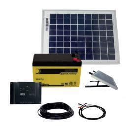 Phaesun Solarstrom-Set mit Akku,  10 W inkl. 6 A Solarladeregler
