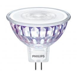 Philips 5,8-W-GU5.3-LED-Lampe Master LEDspot Value, MR16, 450 lm, warmweiß (2700 K), 60°, dimmbar