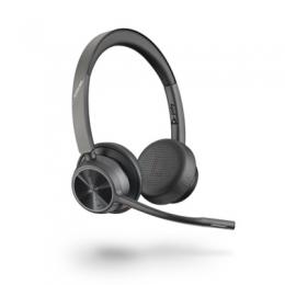 Poly Plantronics Voyager 4320 UC Bluetooth Headset, Binaural, Nano Dongle mit USB-A, MS zertifiziert
