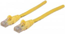 Premium Netzwerkkabel, Cat6a, S/FTP INTELLINET 100% Kupfer, Cat6a-zertifiziert, LS0H, RJ45-Stecker/RJ45-Stecker, 30,0 m, gelb