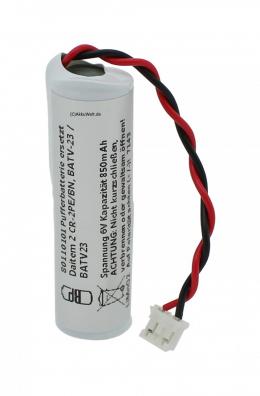 Pufferbatterie passend für Daitem 2 CR-2PE/BN Daitem BATV-23 / BATV23 Daitem ...