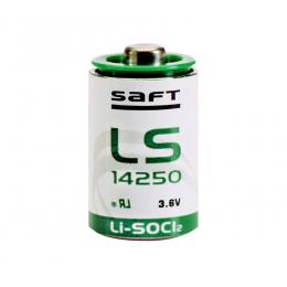 Saft Lithium-Batterie LS-14250, 1/2 Mignon AA, 3,6 V, 1200 mAh
