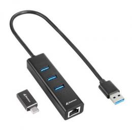 Sharkoon 3-Port USB 3.2 Gen 1 Alu Hub