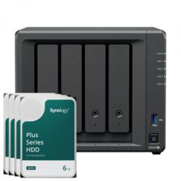 Synology DS423+ 24TB Synology Plus HDD NAS-Bundle NAS inkl. 4x 6TB Synology Plus HDD 3.5 Zoll SATA