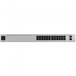 Ubiquiti Professional 24-Port PoE Managed Switch 24x Gigabit Ethernet (16x PoE+ und 8x PoE++, max. 400W), 2x 10 Gbit/s SFP+