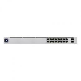 Ubiquiti Standard 16-Port PoE Managed Switch 16x Gigabit Ethernet (8x PoE+, max. 42W), 2x SFP