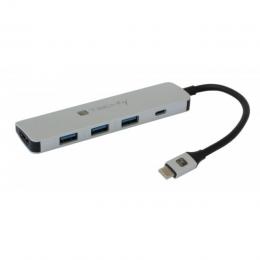 USB 3.1 Konverter Typ C auf je 3x USB3.0, HDMI 4K @ 30Hz, PD