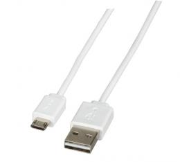 USB2.0 Verdrehs. Anschlusskabel St Typ-A auf St Micro-B 5pol.