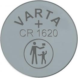 VARTA Lithium-Knopfzelle CR1620, 3 V, 70 mAh