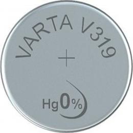 VARTA Silberoxid-Knopfzelle V319/SR64, 1,55 V, 21 mAh