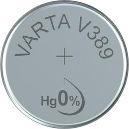 VARTA Silberoxid-Knopfzelle V389/SR54, 1,55 V, 81 mAh