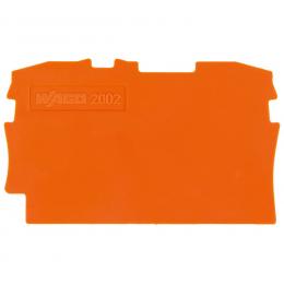 Wago Trennplatte 2002-1294, orange, 2 mm dick