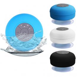 Wasserdichter Lautsprecher Sound Box mit Bluetooth, für Bad, Dusche, mit Saugnapf, bunt