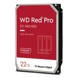 Western Digital WD Red Pro 22TB 3.5 Zoll SATA 6Gb/s - interne NAS Festplatte (CMR)